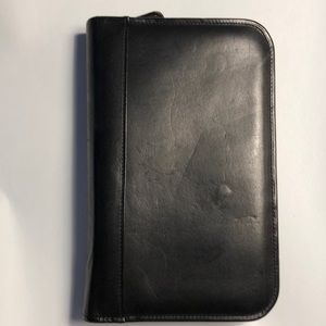 Coach Black Refillable Agenda